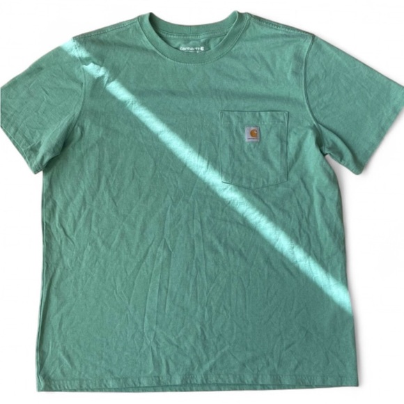 Carhartt Mint Green ☘️ Pocket Tee Men’s XL Great Condition - Picture 1 of 4